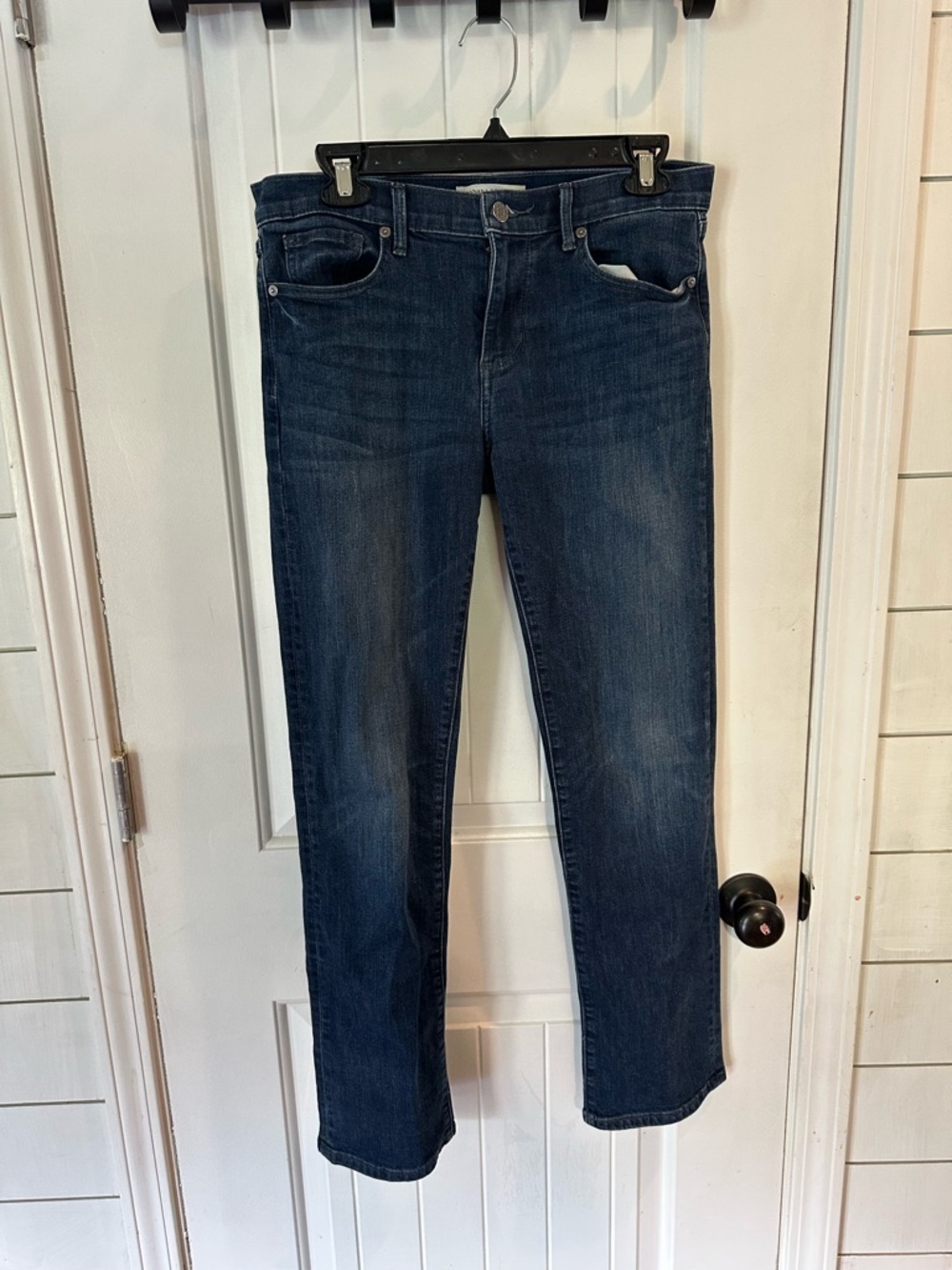 Banana Republic Dark Blue Straight Leg Jeans
